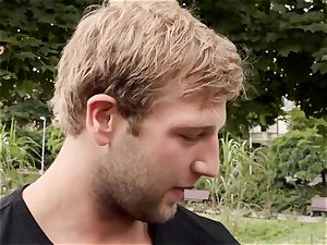 hoes ABROAD - super-hot fuck-a-thon with German platinum-blonde tourist